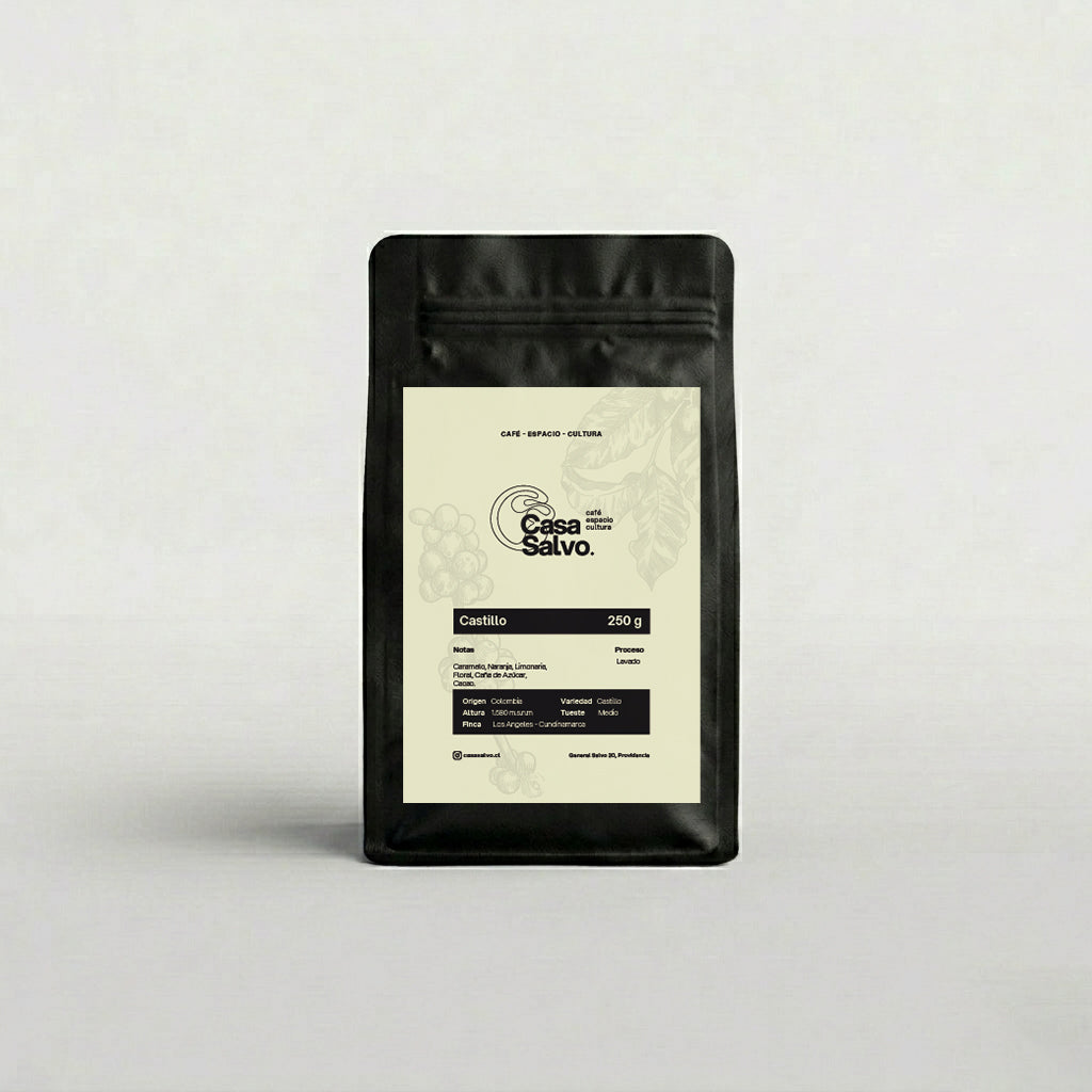 Café de Especialidad Colombia Castillo Lavado - Notas de Caramelo y Cacao