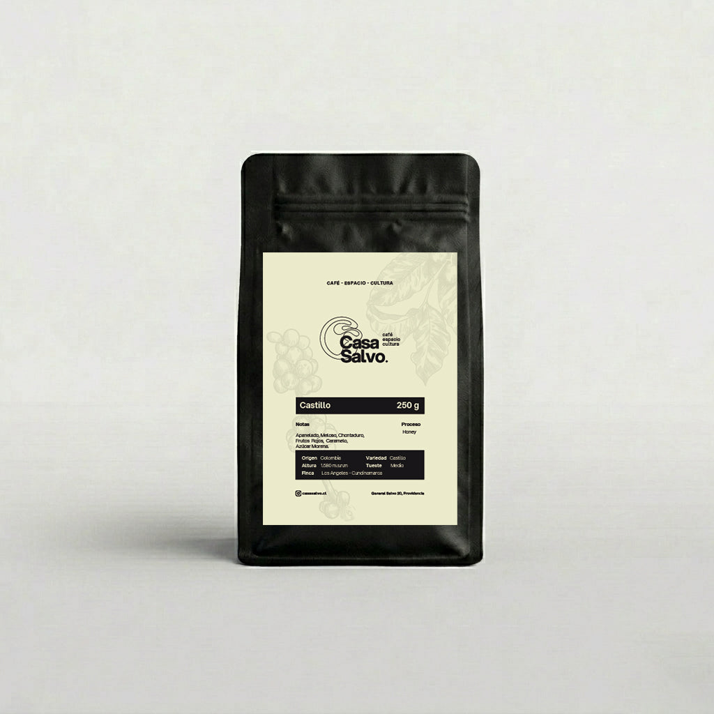 Café de Especialidad Colombia Castillo Honey - Notas Frutales y Melosas